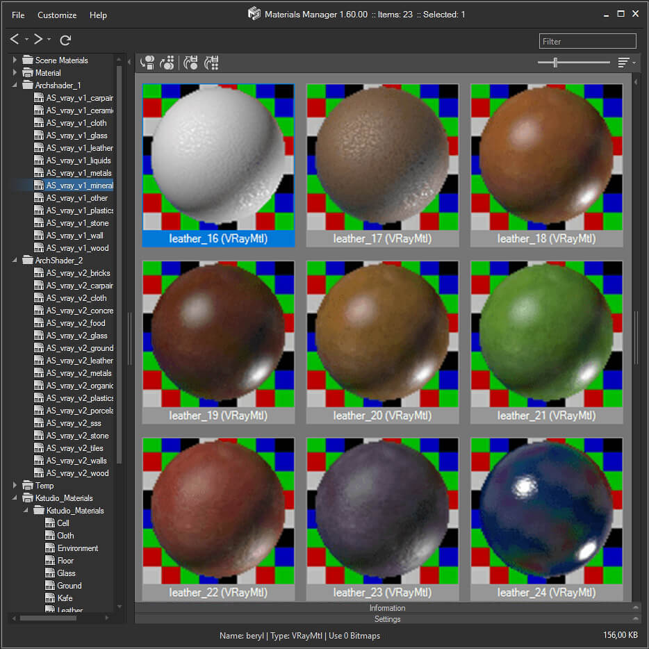 3ds max arnold material library